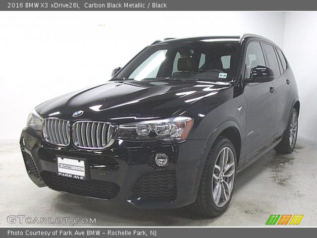 2016 BMW X3 xDrive28i in Carbon Black Metallic
