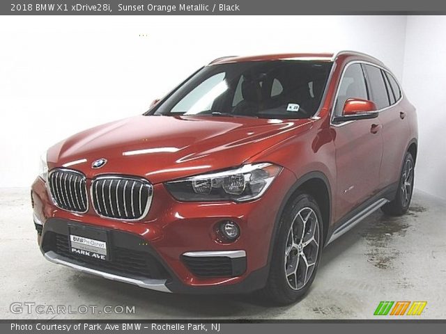 2018 BMW X1 xDrive28i in Sunset Orange Metallic