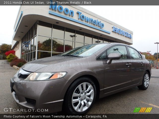 2011 Honda Civic LX Sedan in Urban Titanium Metallic