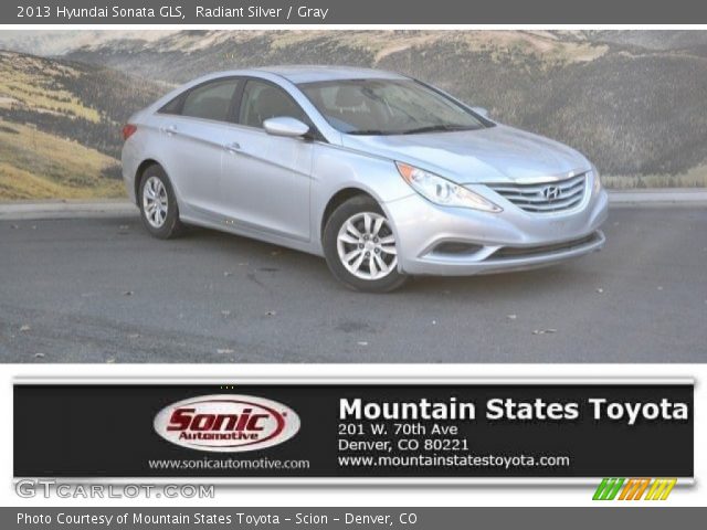 2013 Hyundai Sonata GLS in Radiant Silver