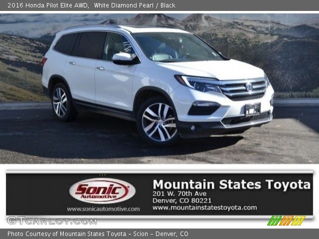 2016 Honda Pilot Elite AWD in White Diamond Pearl