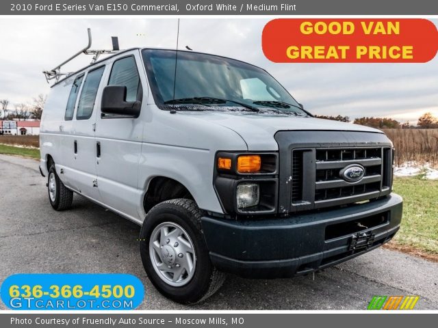 2010 Ford E Series Van E150 Commercial in Oxford White