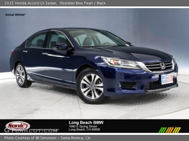 2015 Honda Accord LX Sedan in Obsidian Blue Pearl