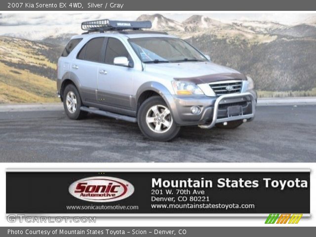 2007 Kia Sorento EX 4WD in Silver