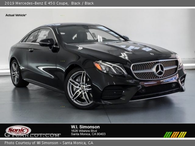 2019 Mercedes-Benz E 450 Coupe in Black