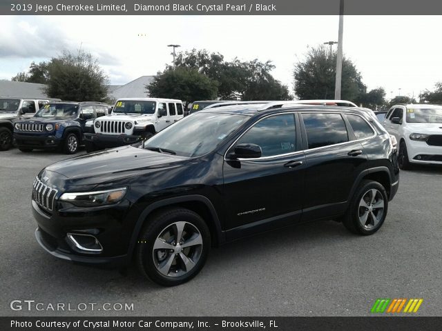 2019 Jeep Cherokee Limited in Diamond Black Crystal Pearl