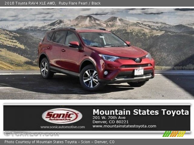 2018 Toyota RAV4 XLE AWD in Ruby Flare Pearl