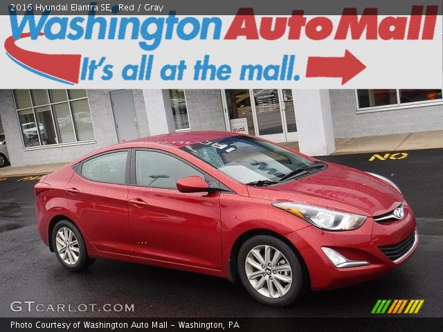2016 Hyundai Elantra SE in Red