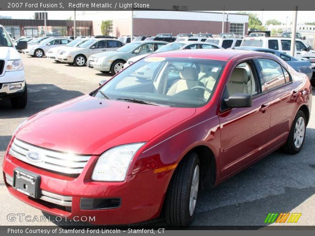 2007 Ford Fusion S in Redfire Metallic