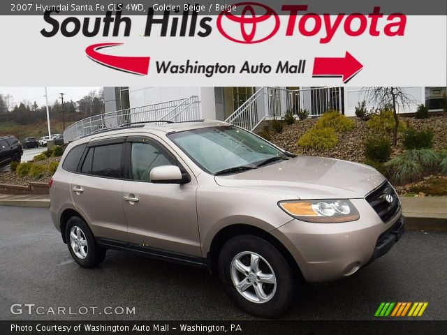 2007 Hyundai Santa Fe GLS 4WD in Golden Beige