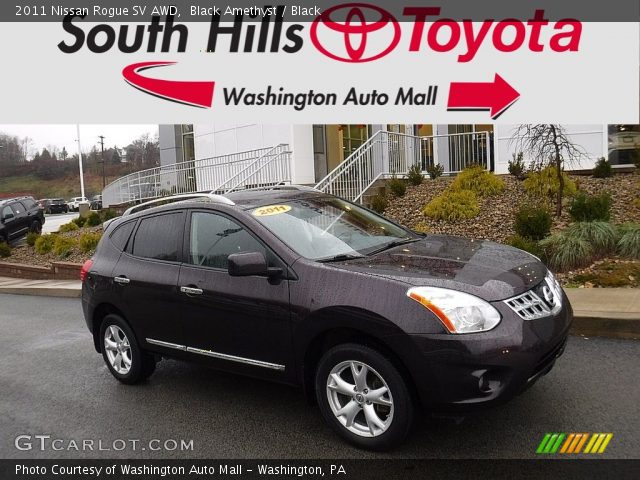 2011 Nissan Rogue SV AWD in Black Amethyst