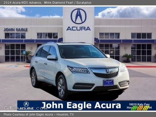 2014 Acura MDX Advance in White Diamond Pearl