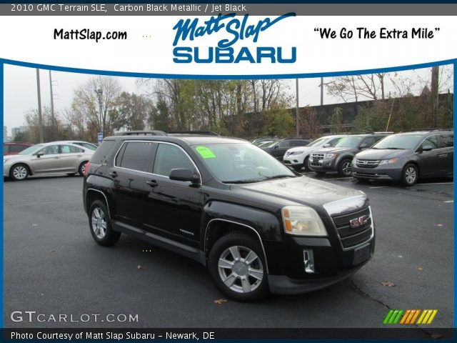 2010 GMC Terrain SLE in Carbon Black Metallic