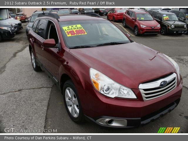 2012 Subaru Outback 2.5i Premium in Ruby Red Pearl