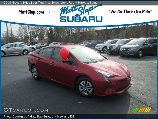2016 Toyota Prius Four Touring in Hypersonic Red