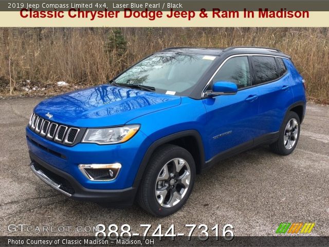 2019 Jeep Compass Limited 4x4 in Laser Blue Pearl