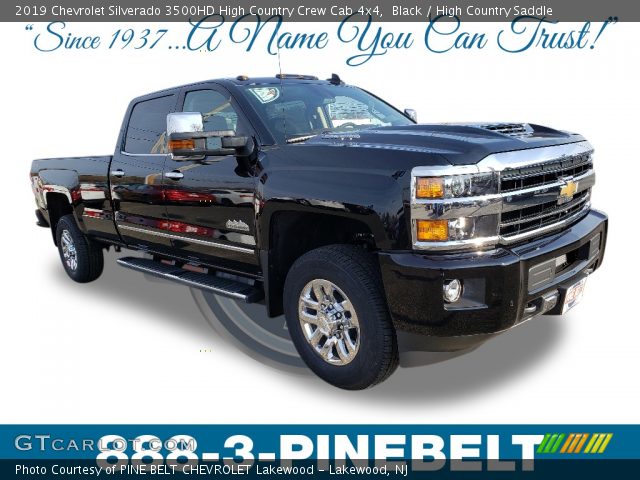 2019 Chevrolet Silverado 3500HD High Country Crew Cab 4x4 in Black
