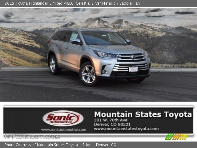 2019 Toyota Highlander Limited AWD in Celestial Silver Metallic