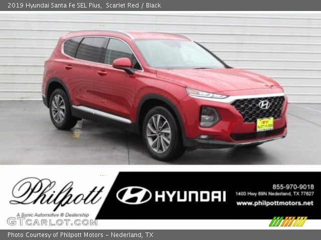 2019 Hyundai Santa Fe SEL Plus in Scarlet Red