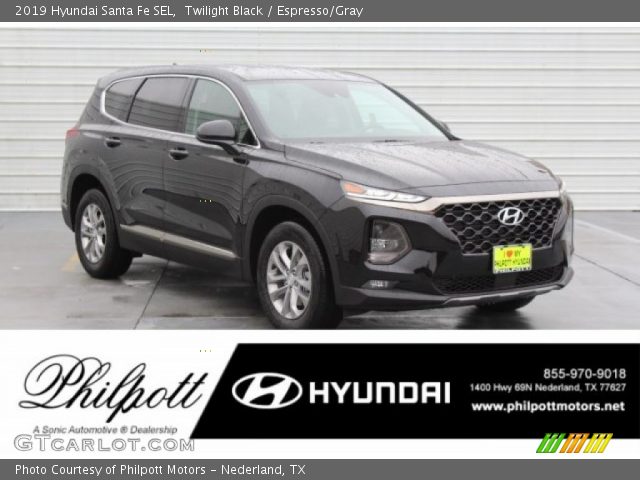 2019 Hyundai Santa Fe SEL in Twilight Black