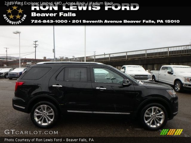 2019 Ford Explorer Limited 4WD in Agate Black