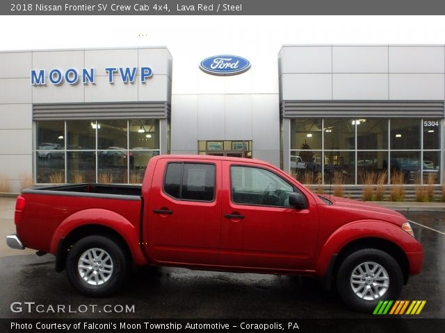 2018 Nissan Frontier SV Crew Cab 4x4 in Lava Red