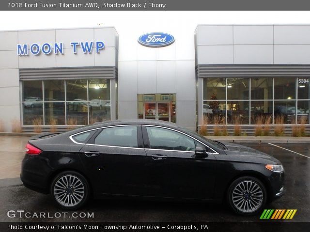 2018 Ford Fusion Titanium AWD in Shadow Black