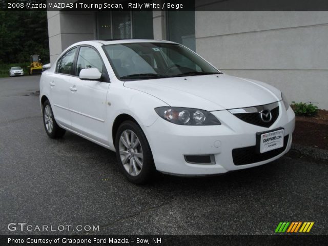 2008 Mazda MAZDA3 i Touring Sedan in Rally White