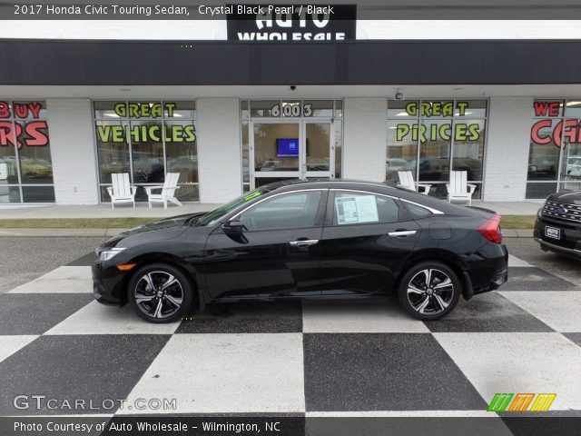 2017 Honda Civic Touring Sedan in Crystal Black Pearl