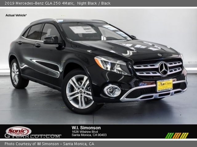 2019 Mercedes-Benz GLA 250 4Matic in Night Black