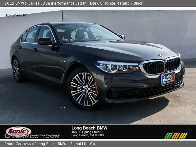 2019 BMW 5 Series 530e iPerformance Sedan in Dark Graphite Metallic