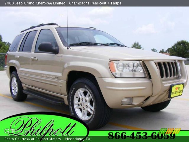 2000 Jeep Grand Cherokee Limited in Champagne Pearlcoat