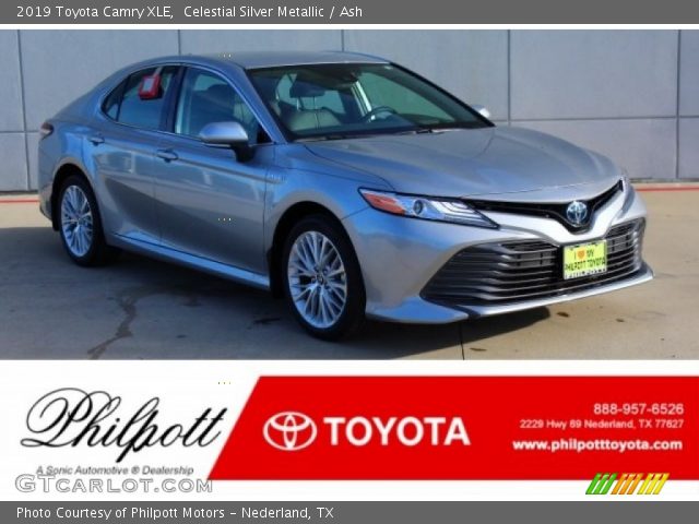 2019 Toyota Camry XLE in Celestial Silver Metallic