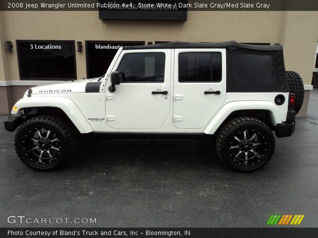 2008 Jeep Wrangler Unlimited Rubicon 4x4 in Stone White