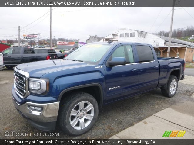 2016 GMC Sierra 1500 SLE Crew Cab 4WD in Stone Blue Metallic