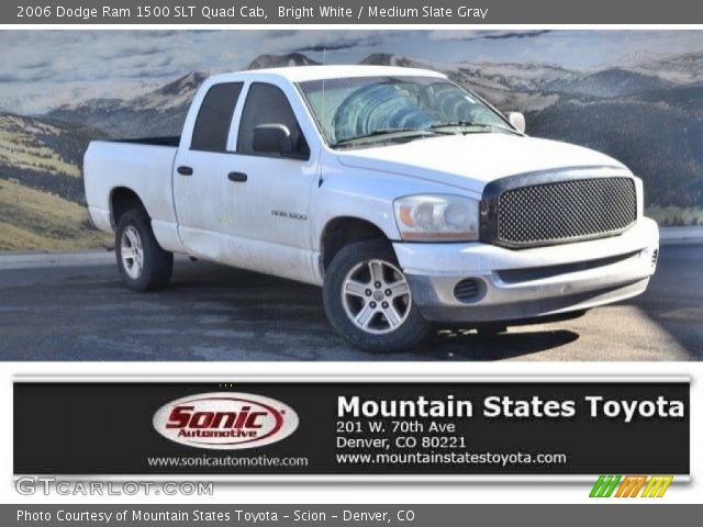 2006 Dodge Ram 1500 SLT Quad Cab in Bright White