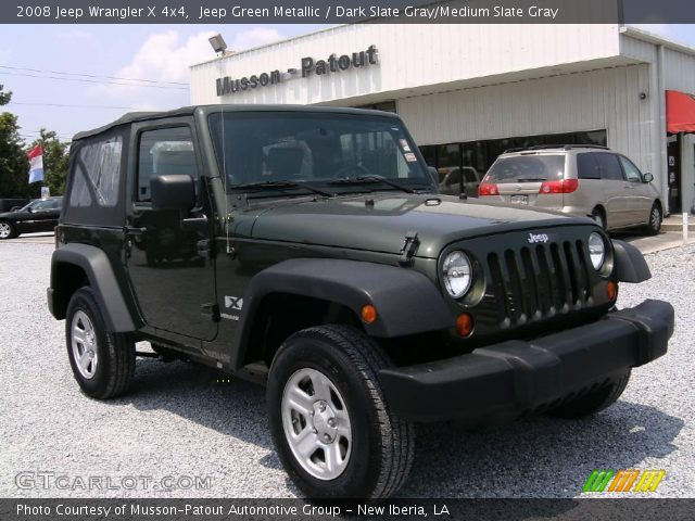 2008 Jeep Wrangler X 4x4 in Jeep Green Metallic