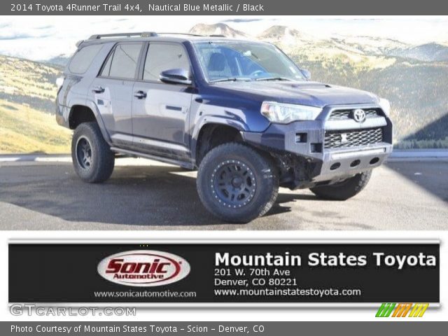 2014 Toyota 4Runner Trail 4x4 in Nautical Blue Metallic