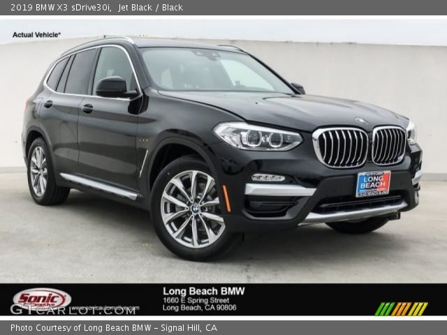 2019 BMW X3 sDrive30i in Jet Black