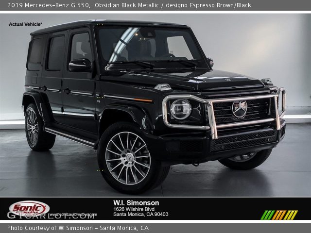 2019 Mercedes-Benz G 550 in Obsidian Black Metallic