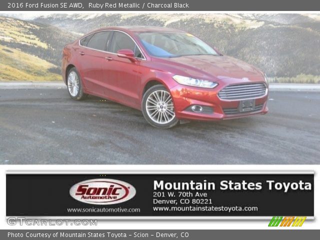 2016 Ford Fusion SE AWD in Ruby Red Metallic