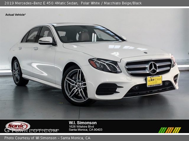 2019 Mercedes-Benz E 450 4Matic Sedan in Polar White