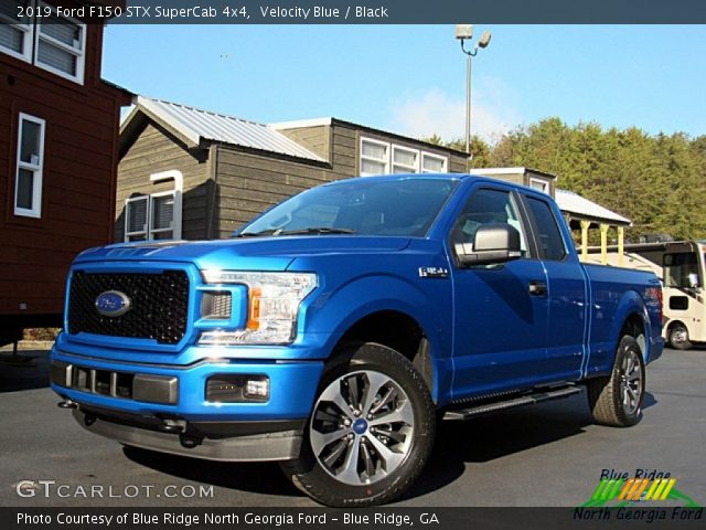 2019 Ford F150 STX SuperCab 4x4 in Velocity Blue