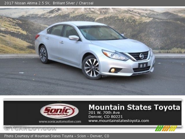 2017 Nissan Altima 2.5 SV in Brilliant Silver
