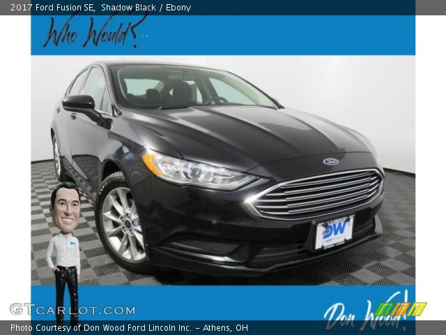 2017 Ford Fusion SE in Shadow Black