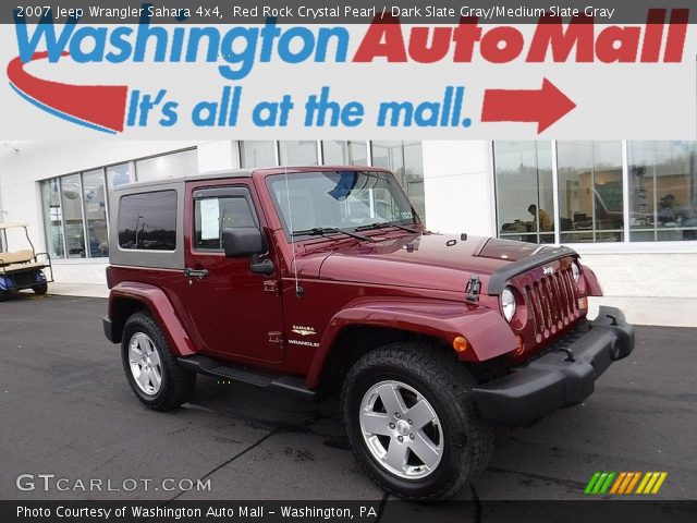 2007 Jeep Wrangler Sahara 4x4 in Red Rock Crystal Pearl