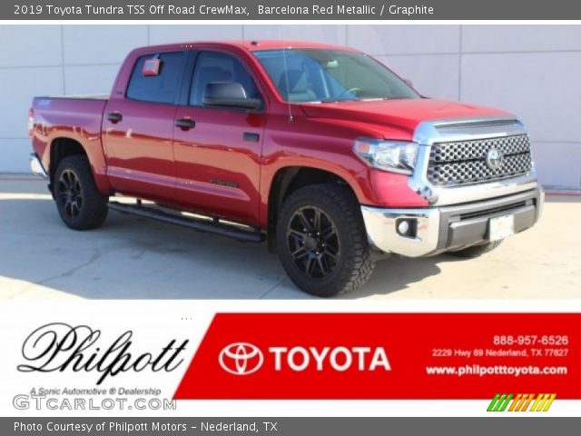 2019 Toyota Tundra TSS Off Road CrewMax in Barcelona Red Metallic