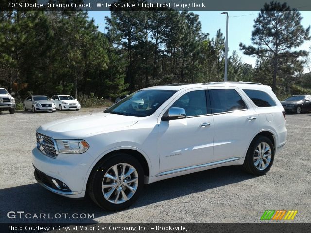 2019 Dodge Durango Citadel in White Knuckle