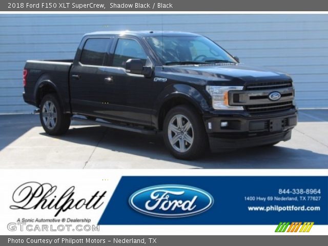 2018 Ford F150 XLT SuperCrew in Shadow Black