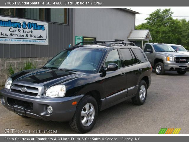 2006 Hyundai Santa Fe GLS 4WD in Black Obsidian